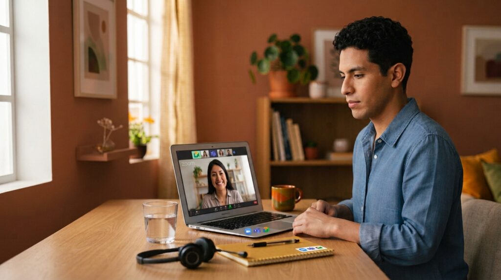 Entrevista de trabajo por videollamada en Latinoamérica: guía para Zoom, Meet y Teams