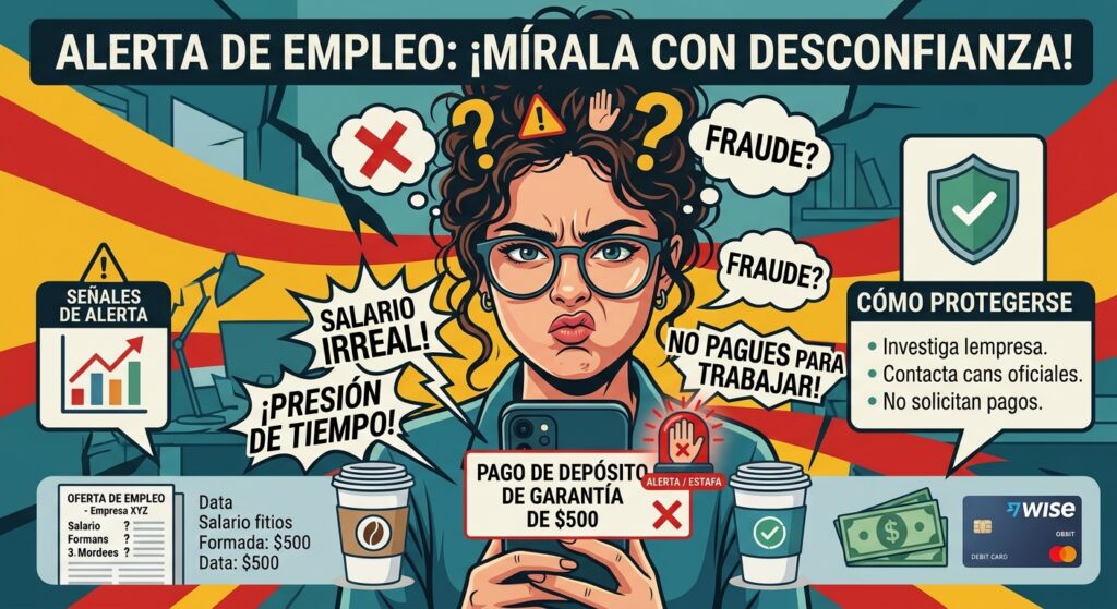 Ofertas de trabajo falsas: 12 señales para detectar estafas laborales (guía 2027)